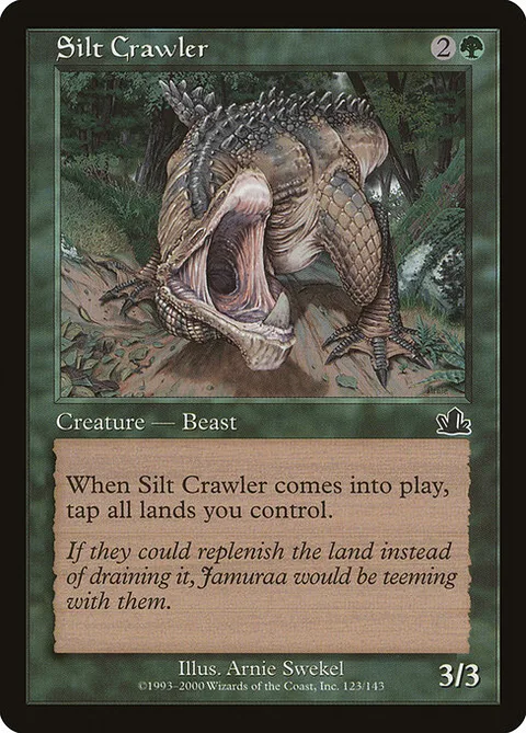 Silt Crawler, card 123 from Prophecy