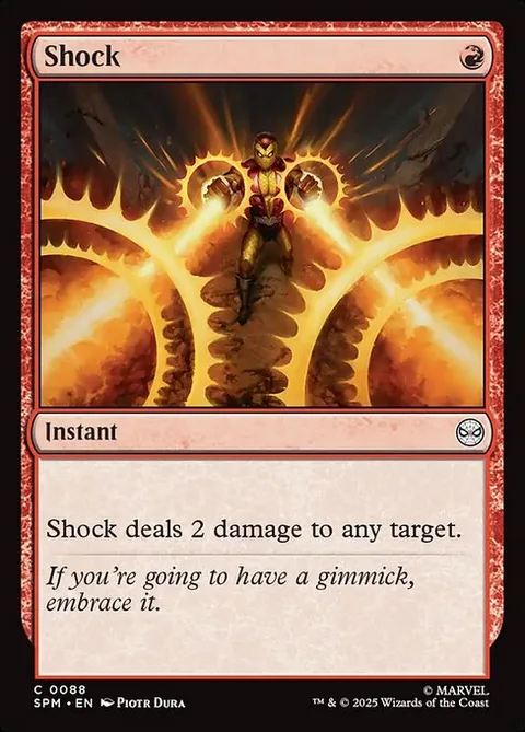 Shock, card 88 from Marvel's Spider-Man