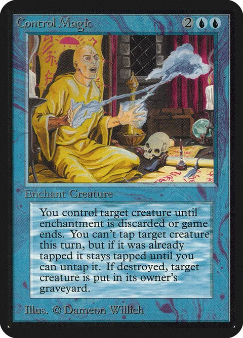 Control Magic, card 52 from Limited Edition Alpha