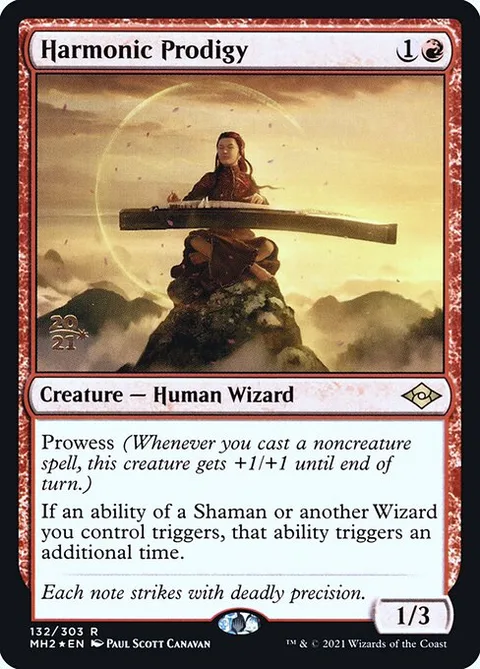 Harmonic Prodigy, carte 132s de Modern Horizons 2 Promos