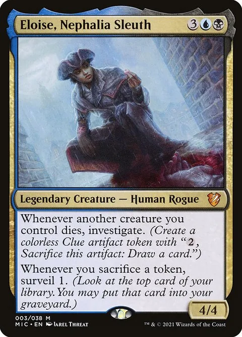 Eloise, Nephalia Sleuth, card 3 from Midnight Hunt Commander