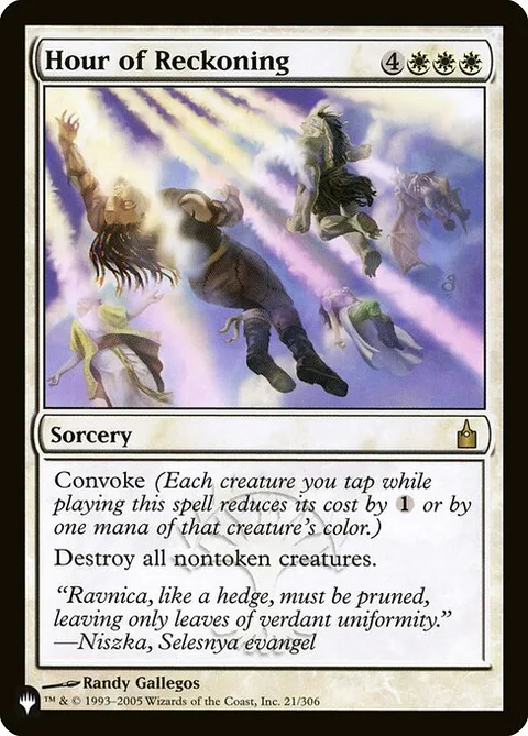 Hour of Reckoning, card RAV-21 from The List