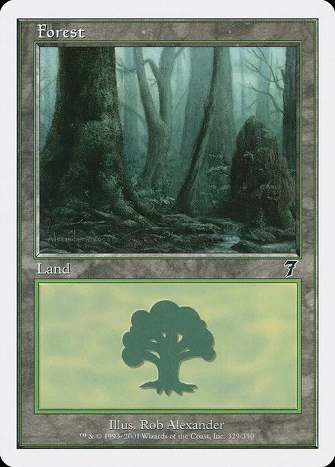 Forest, carte 329 de Seventh Edition