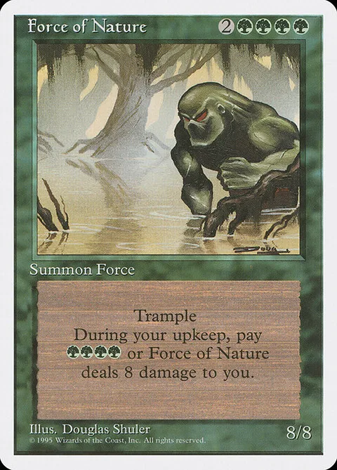 Force of Nature, card 245 from Fourth Edition