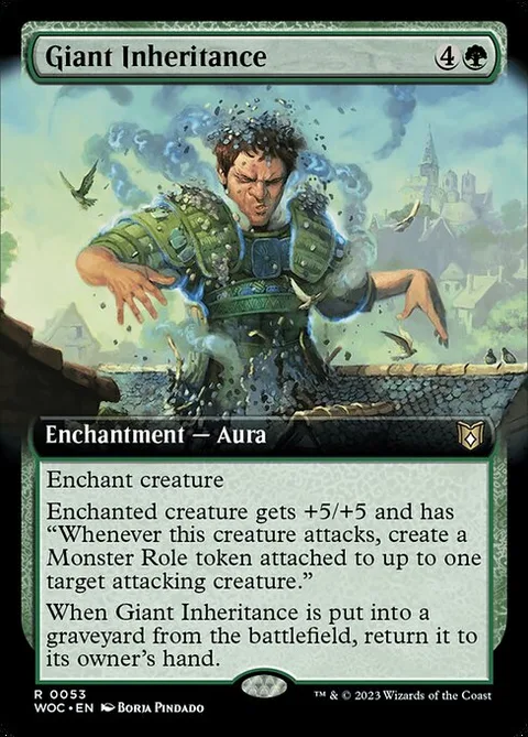 Giant Inheritance, carte 53 de Wilds of Eldraine Commander