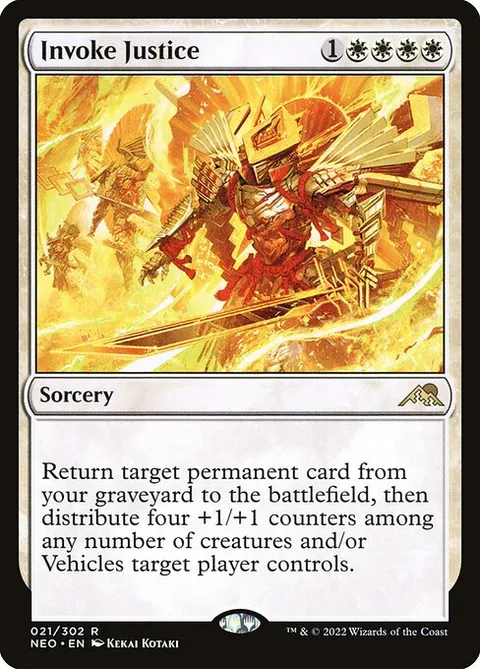 Invoke Justice, carte 21 de Kamigawa: Neon Dynasty