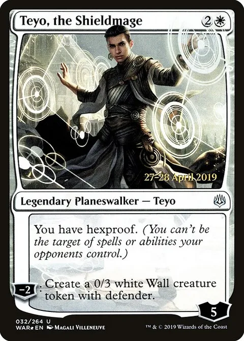 Teyo, the Shieldmage, card 32s from War of the Spark Promos