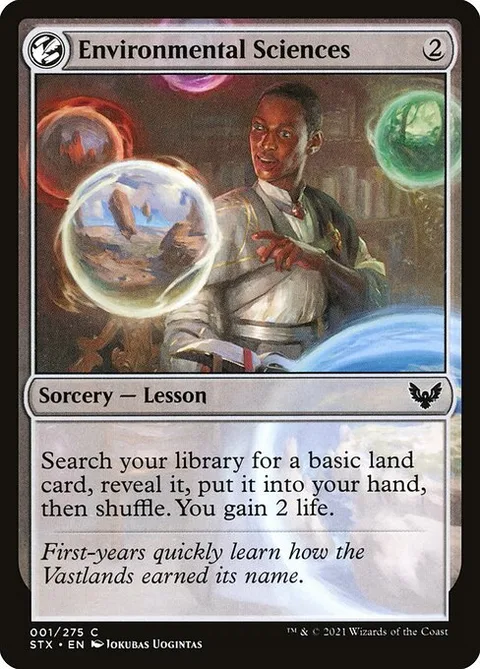 Environmental Sciences, carte 1 de Strixhaven: School of Mages