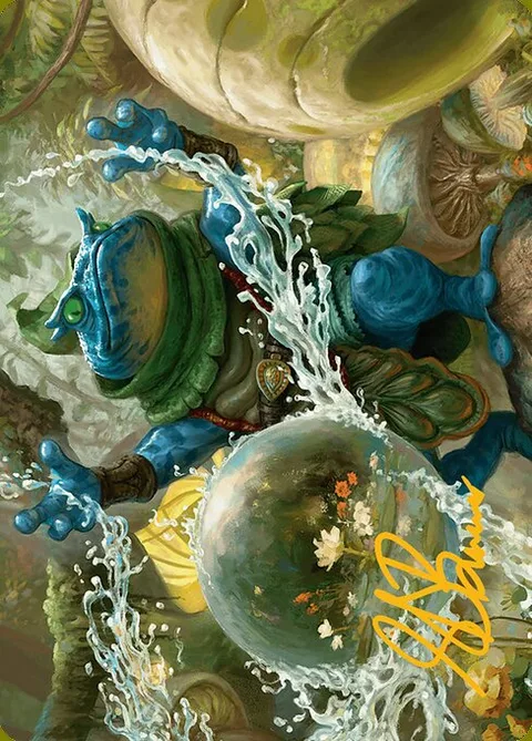 Pond Prophet // Pond Prophet, carte 29 de Bloomburrow Art Series