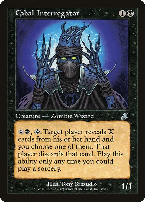 Cabal Interrogator, carte 57 de Scourge