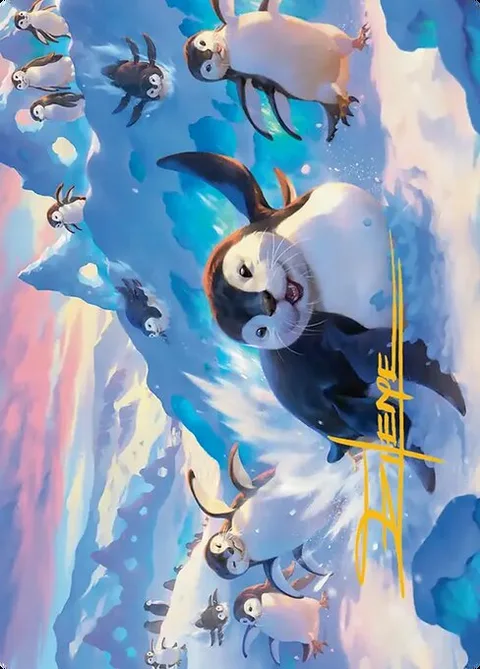 Otter-Penguin // Otter-Penguin, card 4 from Avatar: the Last Airbender Art Series