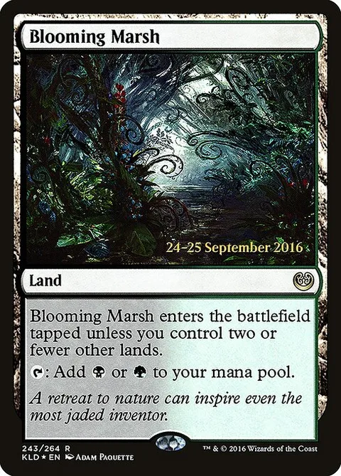 Blooming Marsh, carte 243s de Kaladesh Promos