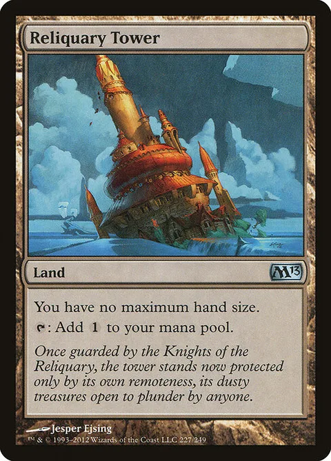 Reliquary Tower, card 227 from Magic 2013