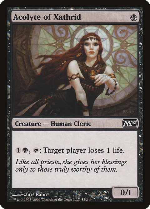 Acolyte of Xathrid, card 83 from Magic 2010