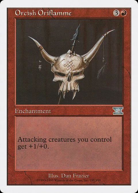 Orcish Oriflamme, carte 197 de Classic Sixth Edition