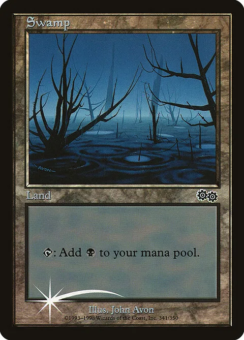 Swamp, card 9 from Arena League 1999
