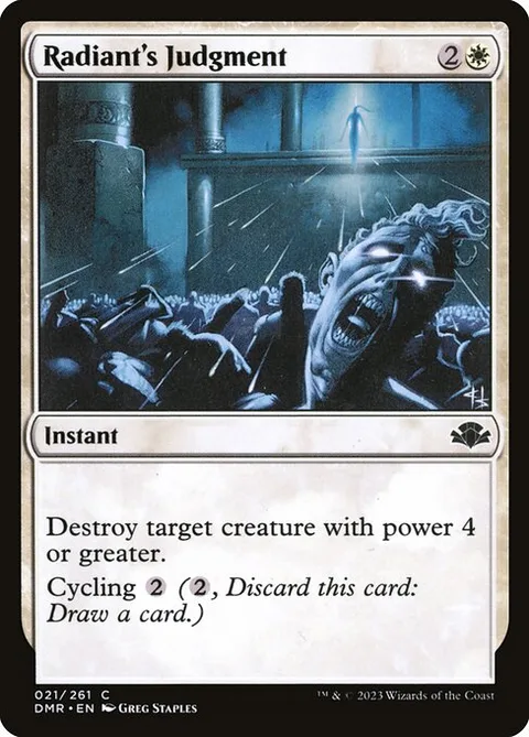Radiant's Judgment, carte 21 de Dominaria Remastered