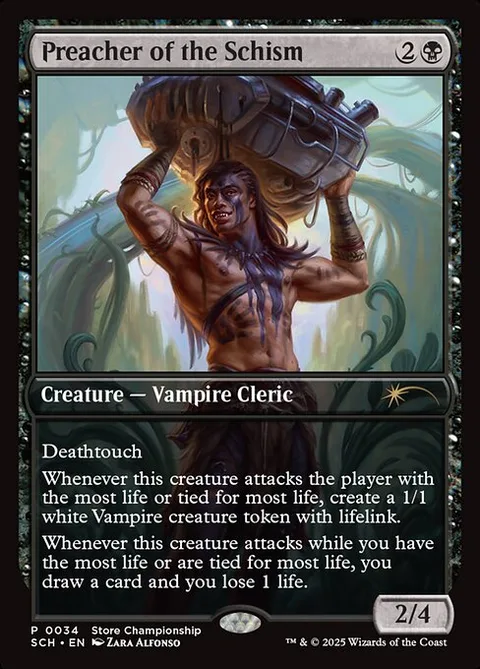 Preacher of the Schism, card 34 from Store Championships