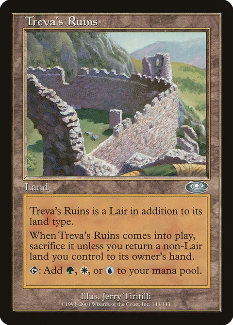 Treva's Ruins, card 143 from Planeshift