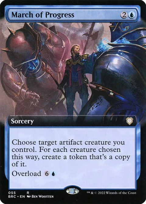 March of Progress, card 55 from The Brothers' War Commander