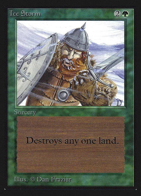 Ice Storm, card 202 from Intl. Collectors' Edition