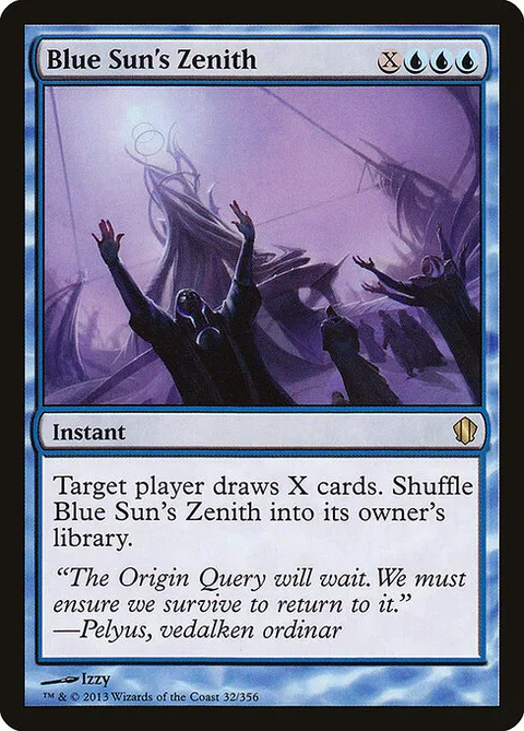 Blue Sun's Zenith, carte 32 de Commander 2013