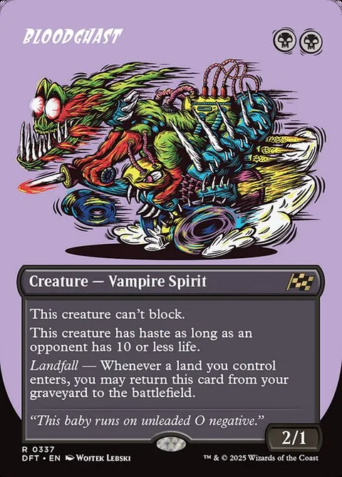 Bloodghast, card 337 from Aetherdrift