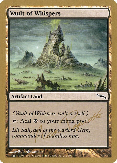 Vault of Whispers, carte ap286 de World Championship Decks 2004