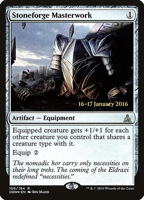 Stoneforge Masterwork, carte 166s de Oath of the Gatewatch Promos