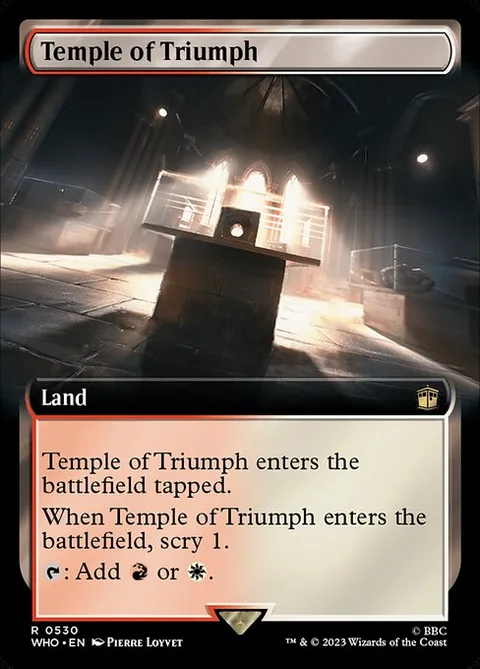 Temple of Triumph, carte 530 de Doctor Who