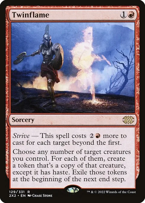 Twinflame, carte 129 de Double Masters 2022