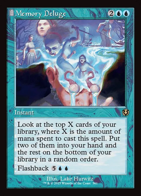 Memory Deluge, card 361 from Innistrad Remastered