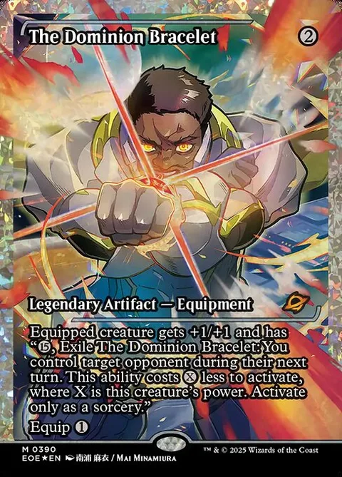 The Dominion Bracelet, card 390 from Edge of Eternities