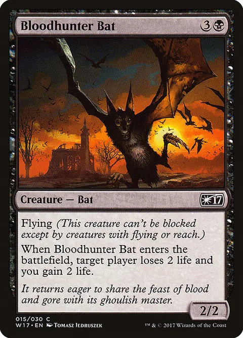 Bloodhunter Bat, card 15 from Welcome Deck 2017