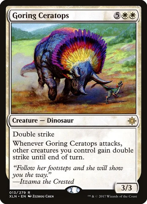 Goring Ceratops, carte 13 de Ixalan