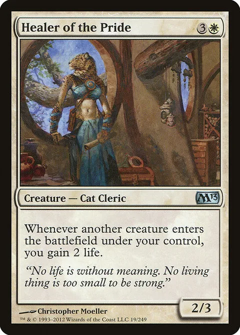Healer of the Pride, card 19 from Magic 2013