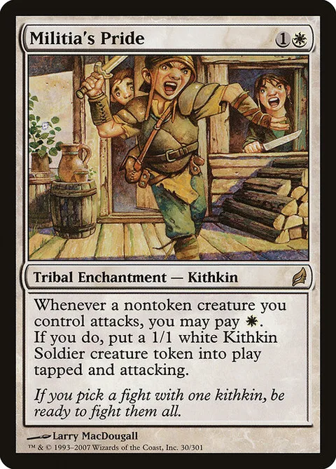 Militia's Pride, card 30 from Lorwyn