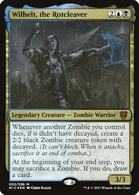 Wilhelt, the Rotcleaver, card 2 from Midnight Hunt Commander