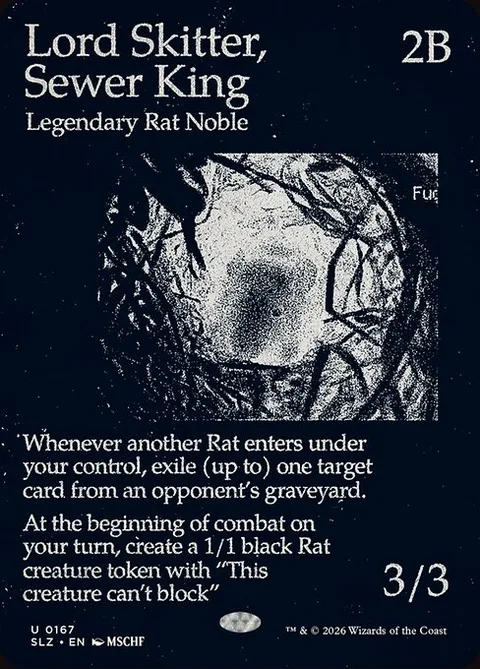 Lord Skitter, Sewer King, carte 167 de The Zeta Set