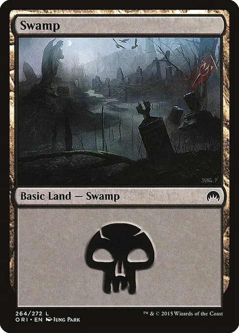 Swamp, carte 264 de Magic Origins