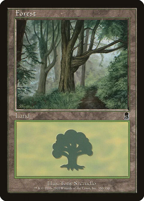 Forest, carte 350 de Odyssey