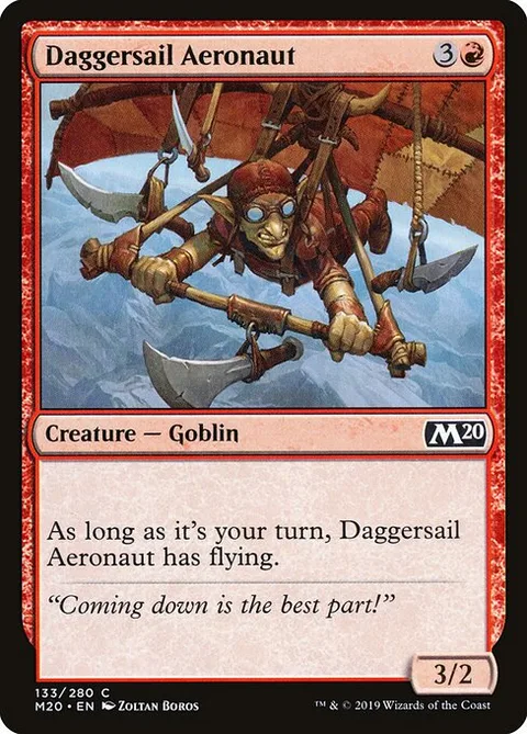 Daggersail Aeronaut, card 133 from Core Set 2020
