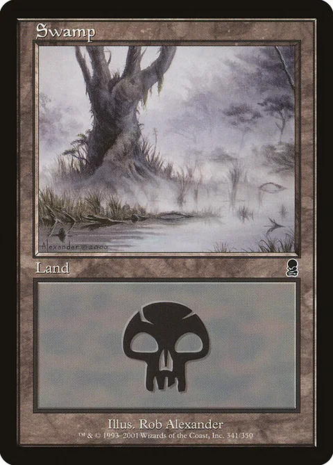 Swamp, carte 341 de Odyssey