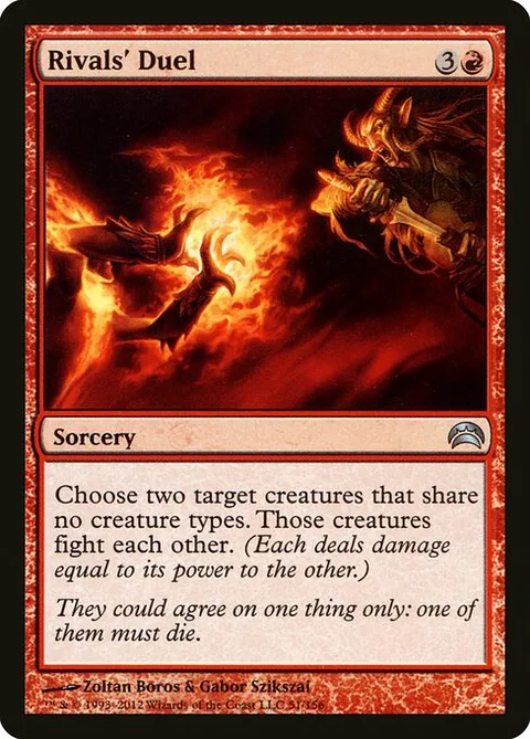 Rivals' Duel, card 51 from Planechase 2012