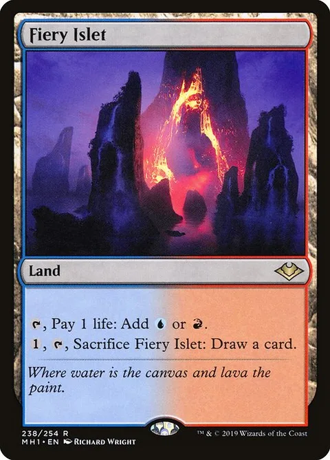 Fiery Islet, card 238 from Modern Horizons