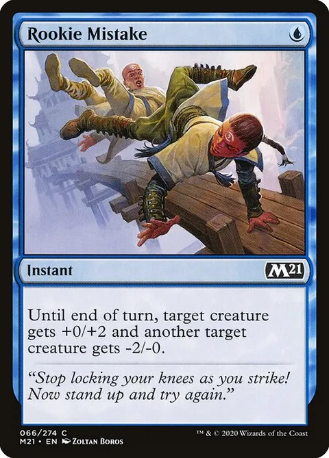 Rookie Mistake, carte 66 de Core Set 2021