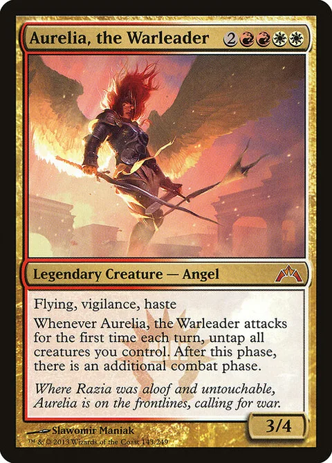 Aurelia, the Warleader, card 143 from Gatecrash
