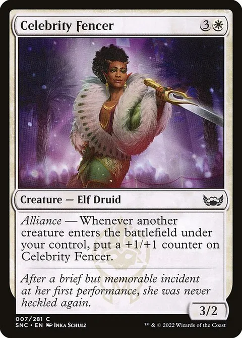 Celebrity Fencer, card 7 from Streets of New Capenna