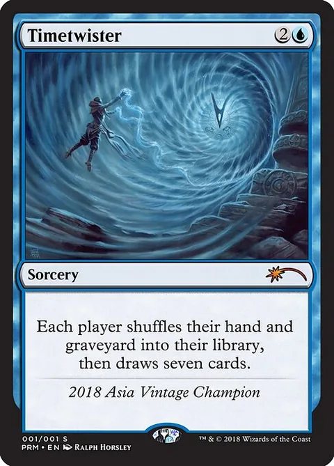 Timetwister, card 2018A from Vintage Championship