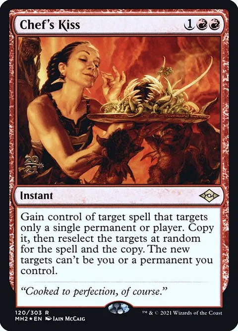 Chef's Kiss, card 120s from Modern Horizons 2 Promos